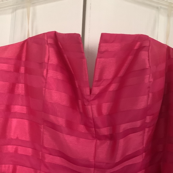 Strapless Silk Blend Party Dress - Picture 2 of 3